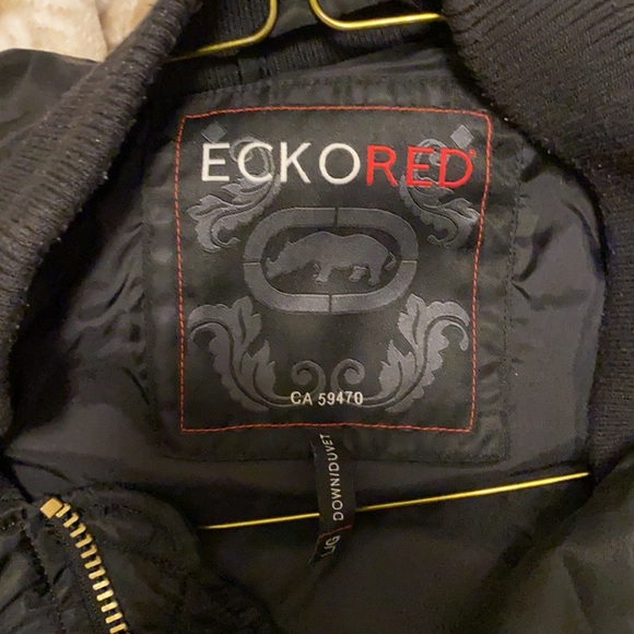 Chic and warm black bomber jacket - Picture 3 of 5